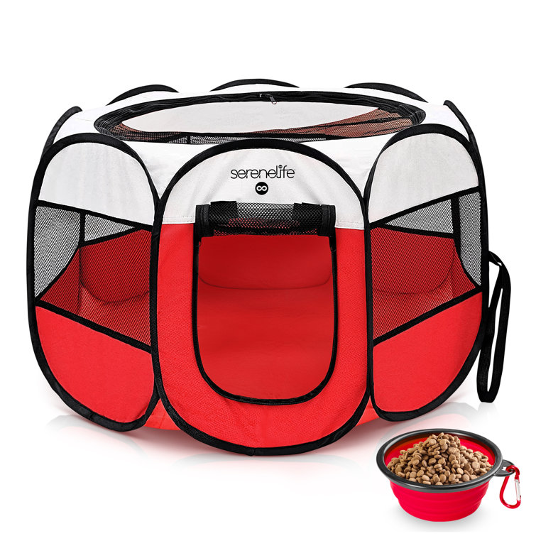 https://assets.wfcdn.com/im/08094685/resize-h755-w755%5Ecompr-r85/1891/189101170/Small+Portable+And+Foldable+Pet+Tent+-+Lightweight%2C+Easily+Collapsible%2C+Play+Yard+Crib+For+Indoor+%26+Outdoor+Use+With+Portable+Folding+Pet+Bowl+%28Red%29.jpg
