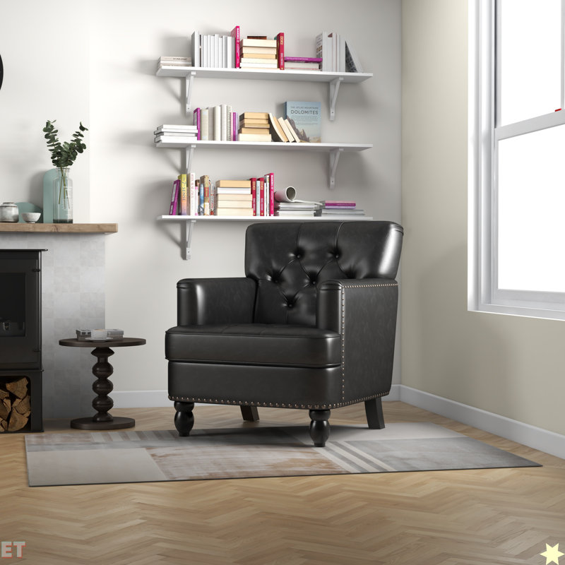 Fauteuil club rembourré Living Leisure