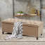 Banc de rangement rembourré 100% polyester Jahmere-93933891