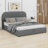 Upholstered Platform Bed With Hydraulic Storage System-859274789-859274788