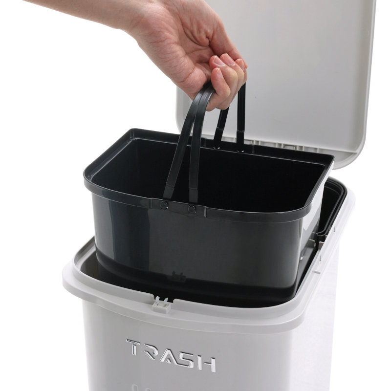 PP Manual Lift Waste Bin - 18L