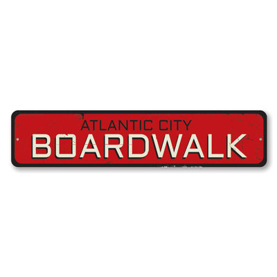 Boardwalk Location Aluminum Sign