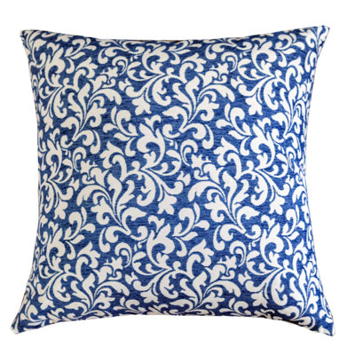 Alphin Damask Chenille Throw Pillow
