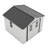 Outdoor Storage Shed, 8X8  Protective Film, Four Daylight Windows Lockable Doors,A Practical And Thoughtful Gift-123794603-123794605