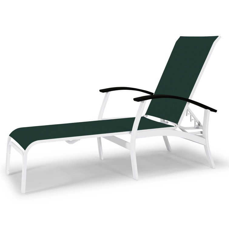 Askar Outdoor Rust-Resistant Metal Chaise Lounge