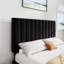 Lit plateforme tapissier en velours avec tête de lit réglable et 4 tiroirs-307786454-307786452