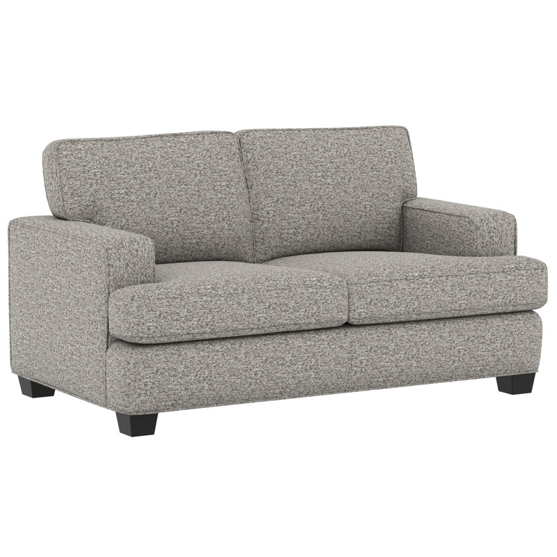 Loveseat, 35.5" H x 62" W x 35" D, Speckled Brown