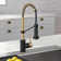KRAUS Bolden Commercial Style 2-Function Single Handle Pull Down Kitchen Faucet