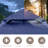 Yardgrace 10'X10' Soft-top Double-Roofed Steel Patio Gazebo-122447114
