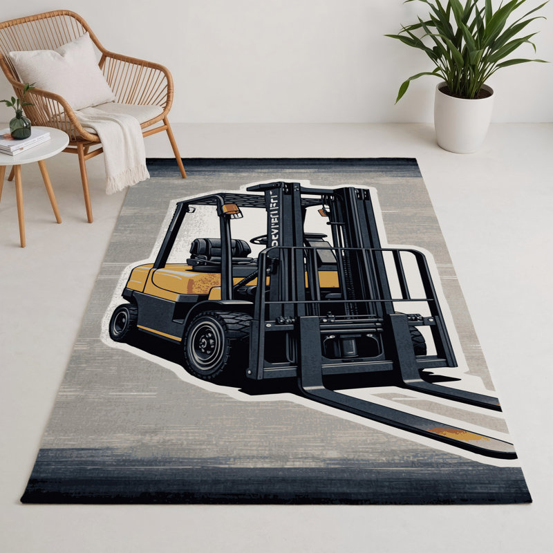 Tapis intérieur et extérieur gris Transport, Rectangle 9 pi x 12 pi