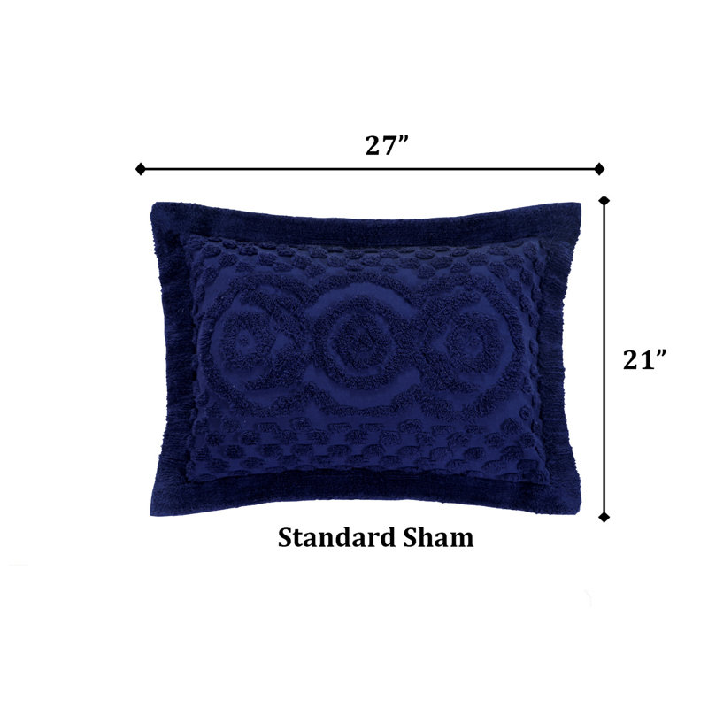 Taie d'oreiller standard Heirloom, Marine, Taie décorative standard