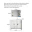 Meuble-lavabo moderne en aluminium minimaliste avec lavabo en céramique intégré