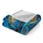 Couverture polaire florale King - Jeté en flanelle ultra douce et moelleuse pour lit, canapé, motif floral orange brûlé, couverture-cadeau à thème botanique, 127 x 152 cm-135725894