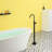 1 Handle Bathroom Freestanding Tub Filler-62061578