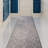 Phillipsville Custom Size Runner Rug Choose Your Length Hexagon Trellis Design Gray Color-2041461587