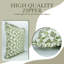 Housse de coussin à volants à motif de blocs de coton fabriqué à la main Fabividine, coton épais blanc, 20 x 20-106744438