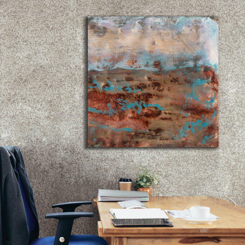 «Epic Graffiti» «Dusky Horizon 2» par Alicia Ludwig, art mural sur toile, H 37 po x l 37 po x P 1,5 po