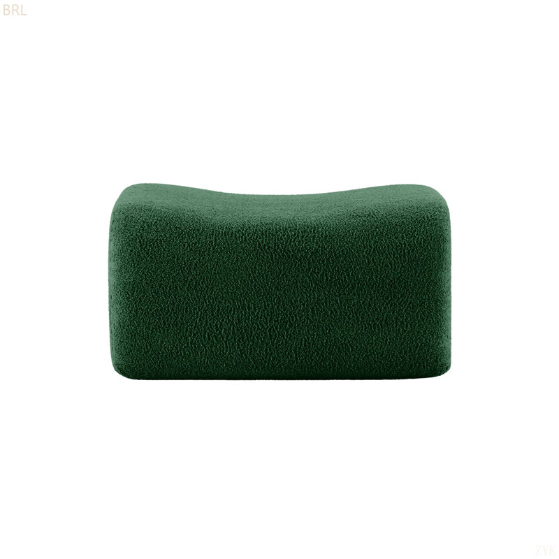 Ottoman Teddy Fabric, Green