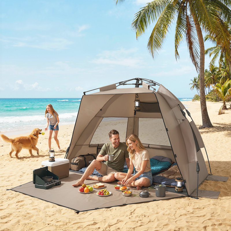 3 Person Tent, Brown