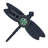 Dragonfly in Flight Push Button Ringer-15024204