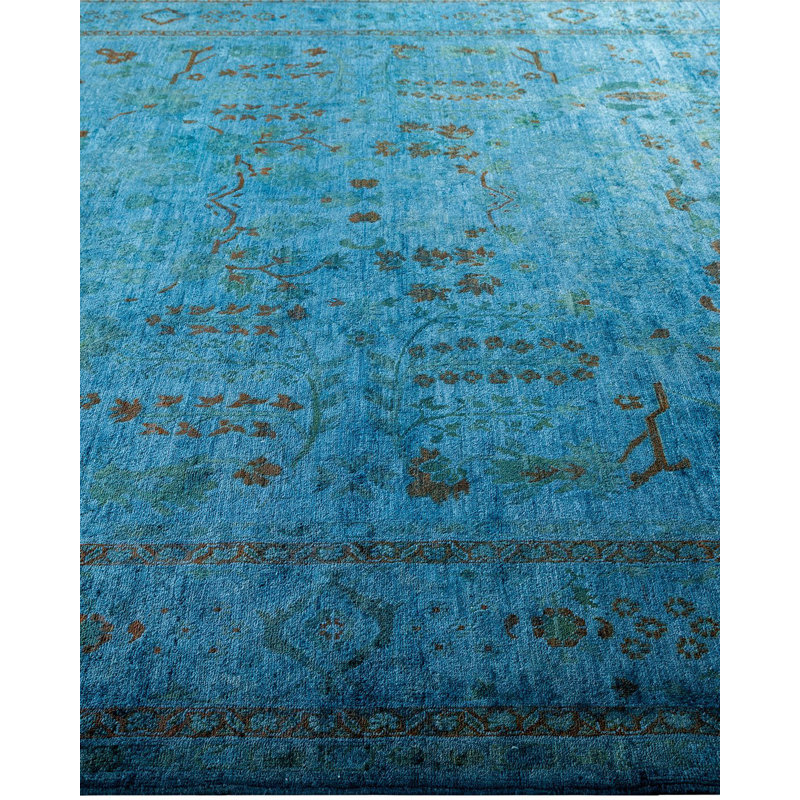 Collinsville One-of-a-Kind 9' 1" X 11' 6" Hand Knotted Area Rug