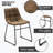Faux Leather Side Chair