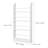 Albertson 43.3"H Wood Storage Bookshelf, White