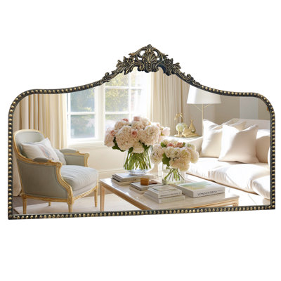 Arched Antique Ornate Full Length Floor Mirror 