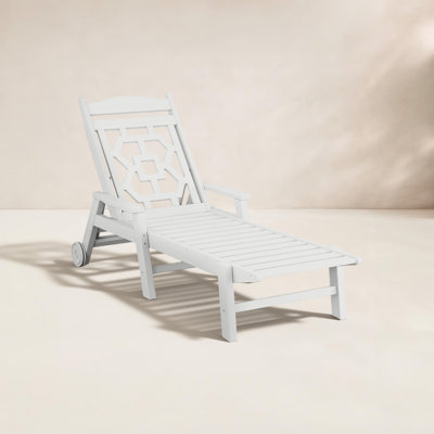 POLYWOOD® Chinoiserie 27" Patio Chaise Lounge