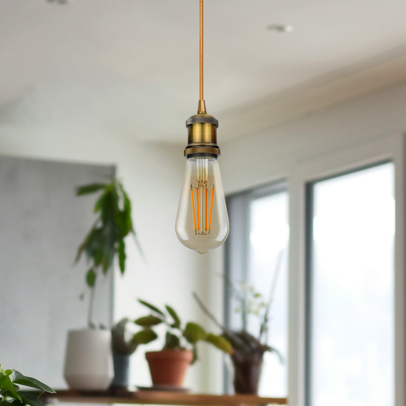 Simoni 1 - Light Simple Pendant, Yellow Brass/Gold