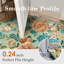 Tapis floral lavable à la machine avec envers antidérapant Johy-111702242