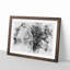 Wild Lioness Watercolour - Framed Print-56882372-56882373