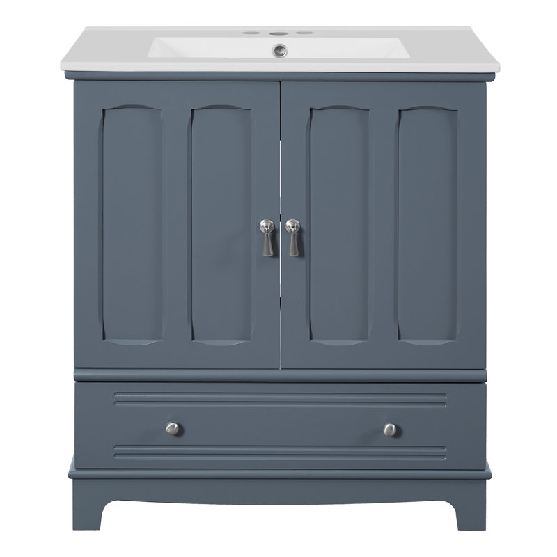 Meuble-lavabo 30 po avec lavabo en céramique