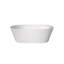 Baignoire autoportante Fslefay 67'' en acrylique, baignoire profonde avec bonde chromé à clapet et trop-plein intégré pour salle de bain spa, blanc brillant