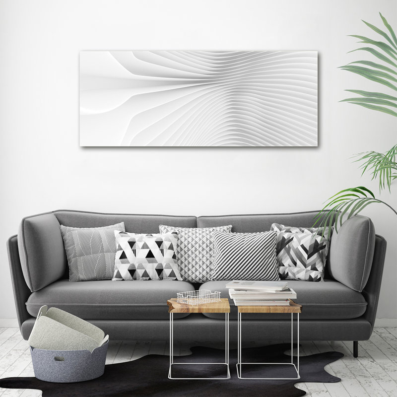 Abstraction Lines - No Frame Print on Canvas