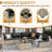 7 Piece Patio Conversation Set with Coffee Table and Cushions-1123045902-1131246122