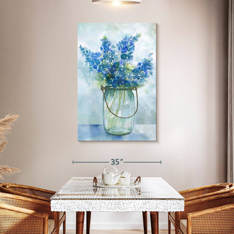 Harnek Bluebonnets II, 48" H x 32" W