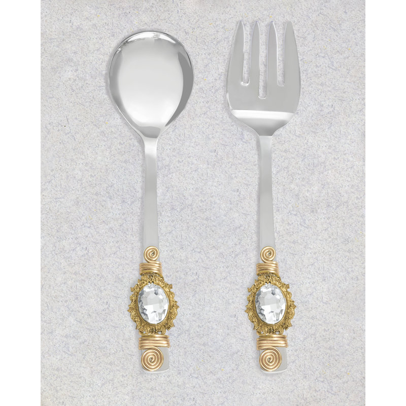 Davinci Stainless Steel Salad Servers