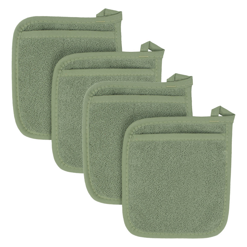 RITZ Cotton Potholder Set, Juniper