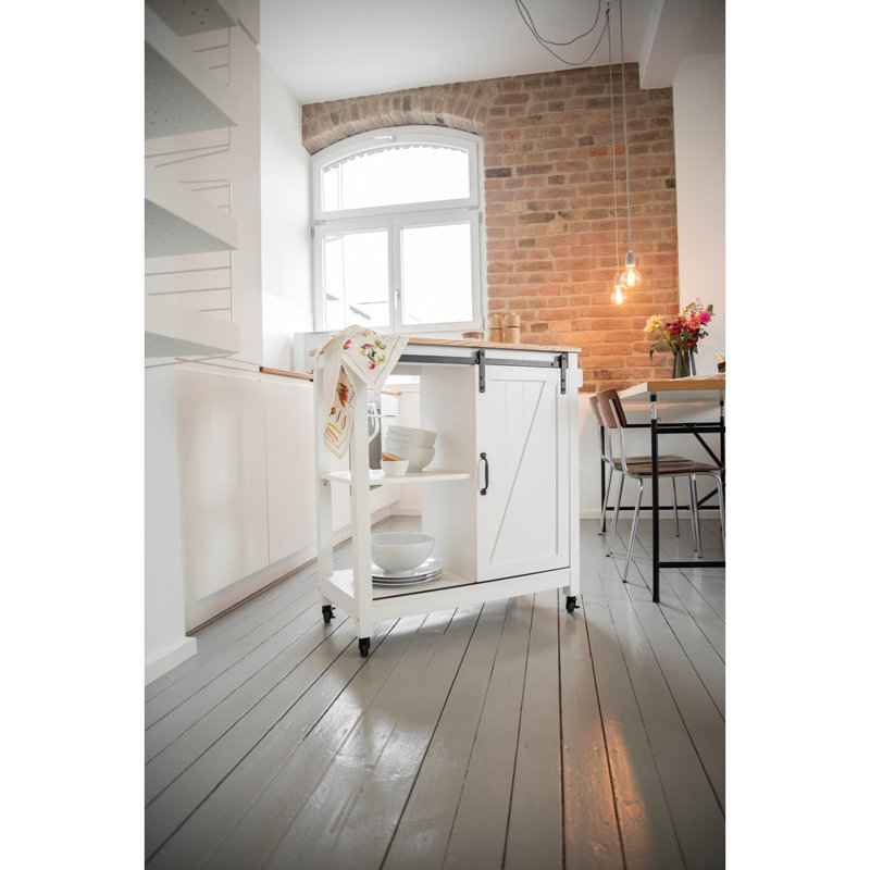80 cm W Kitchen Cart with