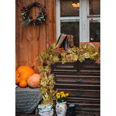 60'' in. Faux Maple Garland