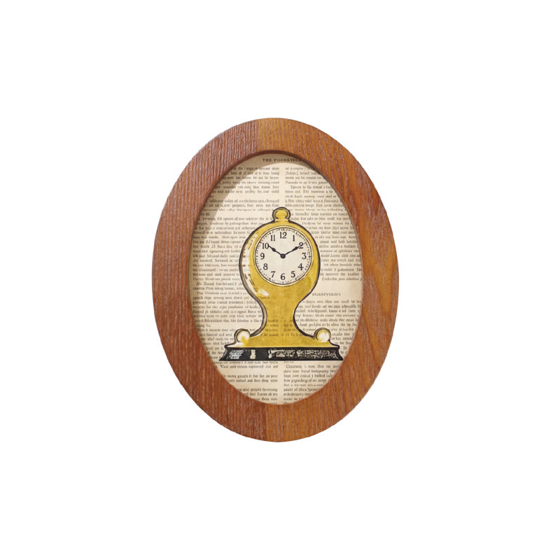 Cadre photo en bois aggloméré Moderna Design, Ovale