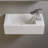 Alfi Brand 10'' White Porcelain Rectangular Bathroom Sink with Overflow