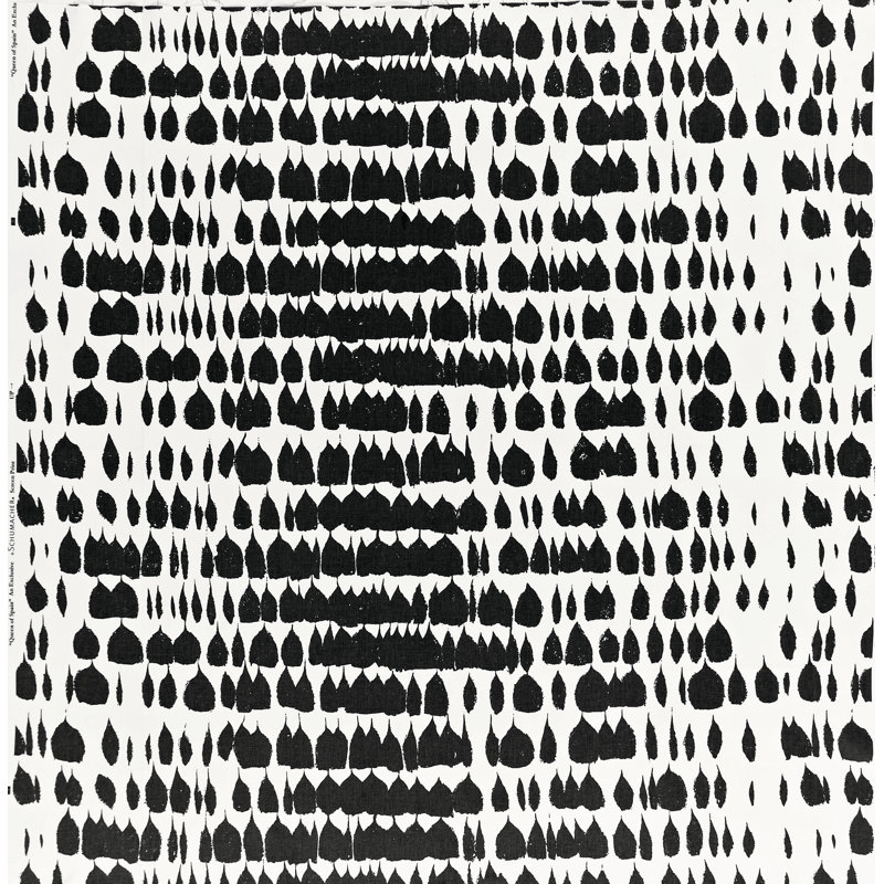 Queen Of Spain Fabric, Black
