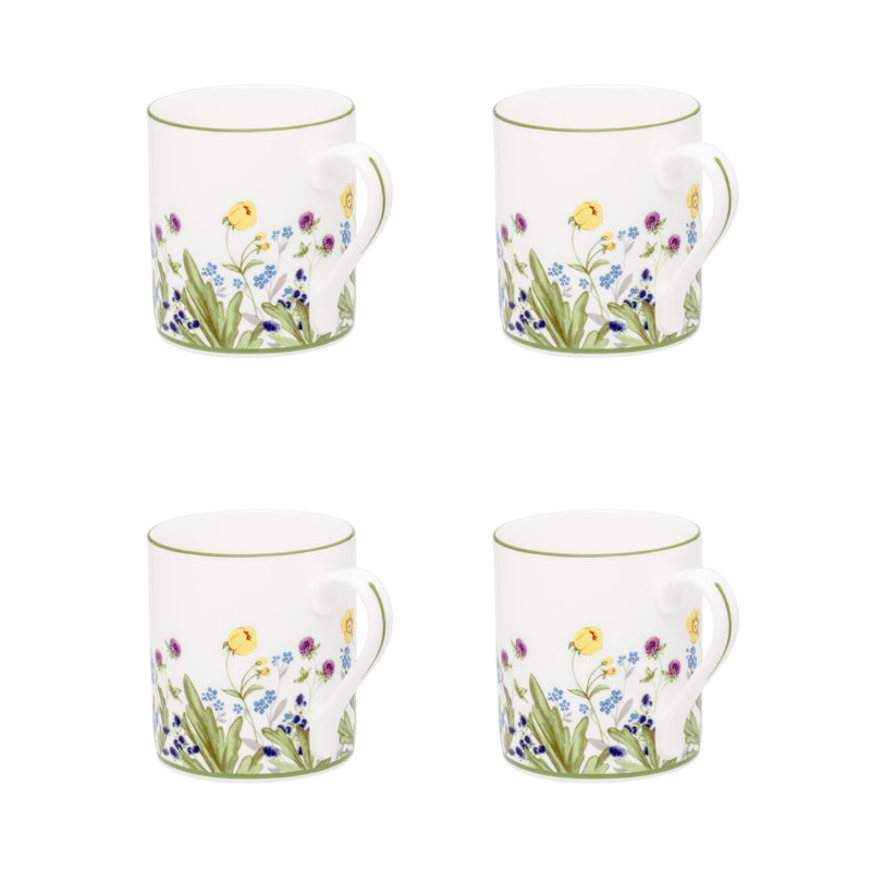 Wildflower Meadow Handmade Bone China Coffee Mug