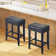 26" Counter Stool with Backless Wood Back