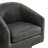 Bennett Genuine Leather Swivel Barrel Chair-971447689