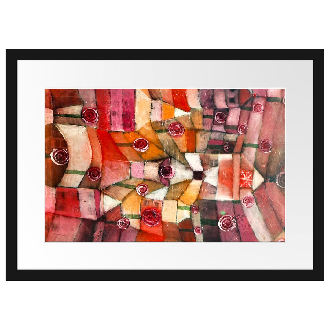 Gerahmter Kunstdruck Rose Garden von Paul Klee