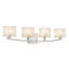 Applique murale Edisto 31 po à 4 lumières en nickel brossé-135454059-135454058
