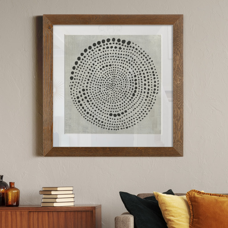 Mythos II - peinture encadrée, Érable encadré, H 27,5 po x l 27,5 po x P 1,5 po
